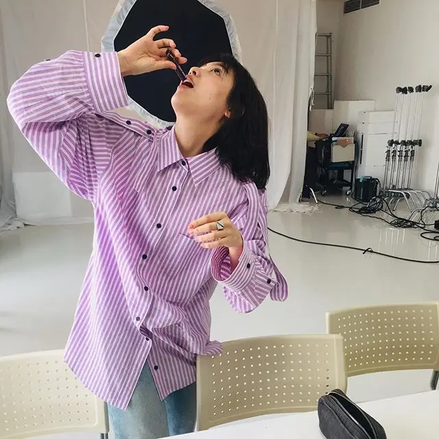 インナービューティの知識も豊富なモデル愛ちゃんが最近ハマっているものは?【松本愛 撮影のオフショット】_1