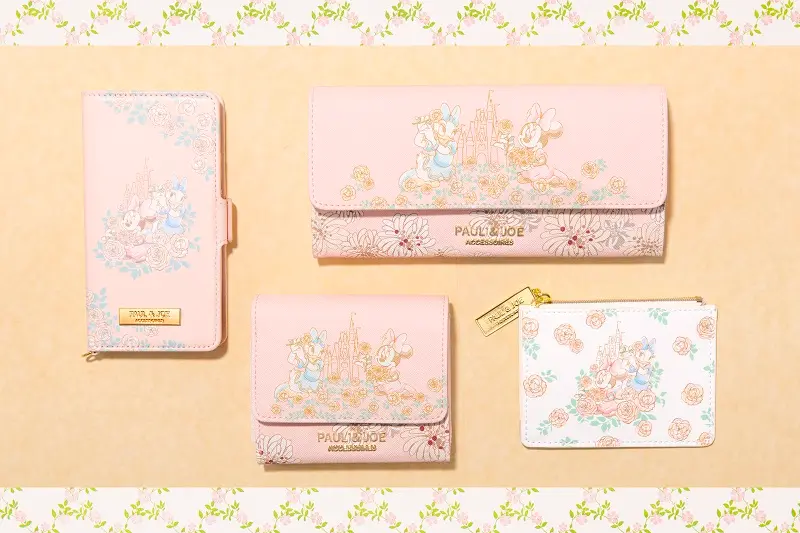 ポール&ジョーがプロデュースした東京ディズニーリゾート限定デザイン。財布、スマホーケース、定期入れ