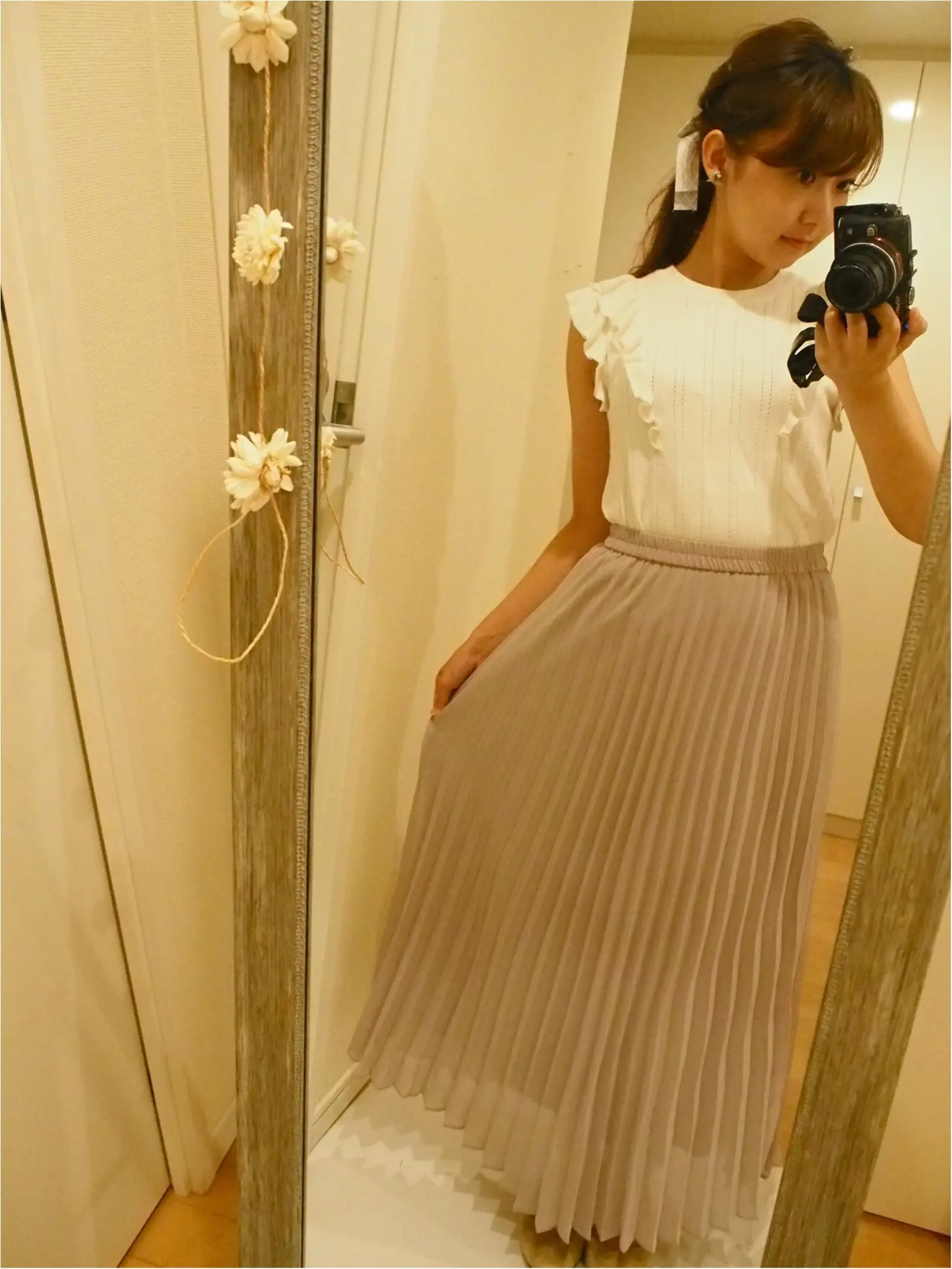 この夏«UNIQLO»プリーツスカートが熱い!※全身トータル1万以下コーデ_2