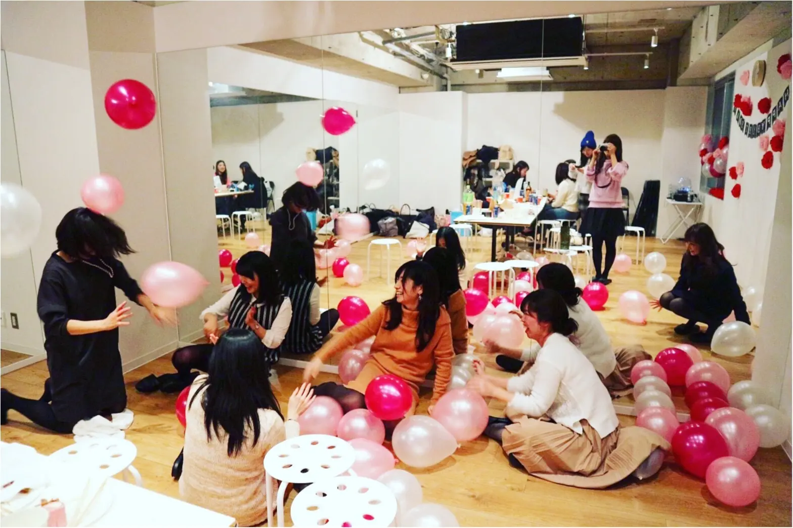【❤︎手作りParty❤︎】レタルルーム×バルーン×フラワーペーパー×持ち寄りフードで♩プチプラParty✨≪samenyan≫_8