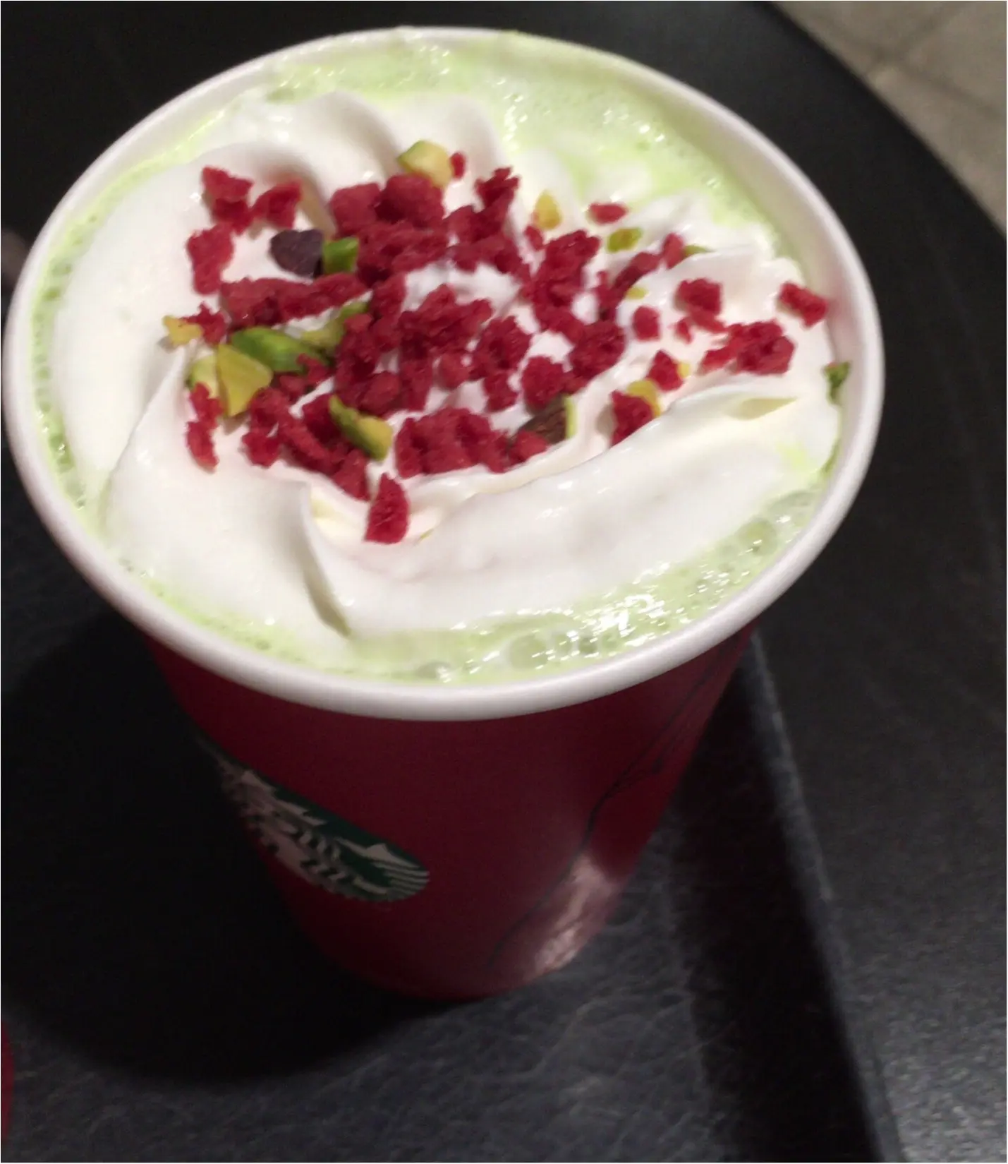 スタバ新メニュー キャンディピスタチオラテ&スイーツを食べてきました_2