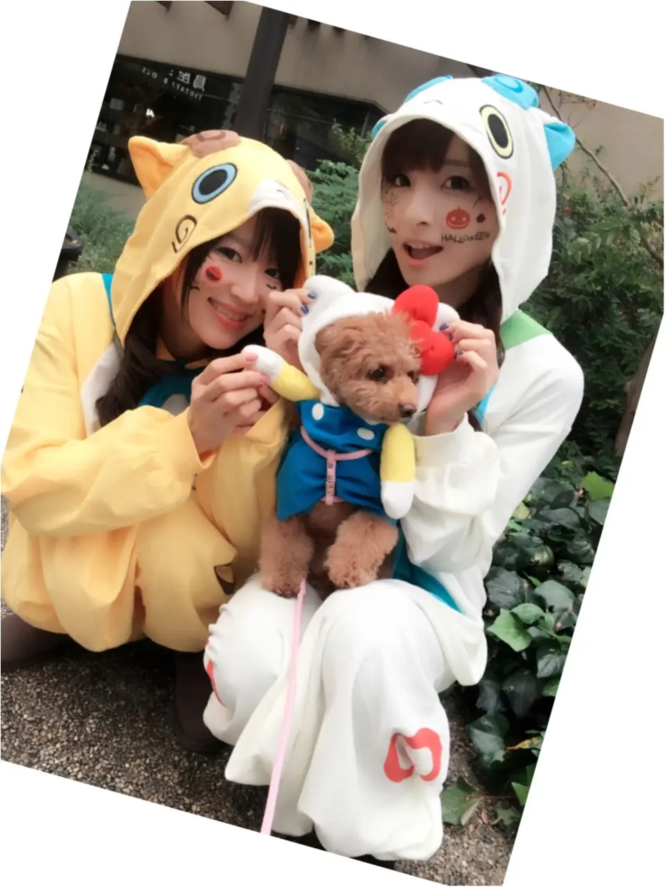 ♡『妖怪ウォッチ』コマさん×コマじろうコスで代官山をお散歩▼•ω•▼♡モアハピ◡̈のぞみ♡_8