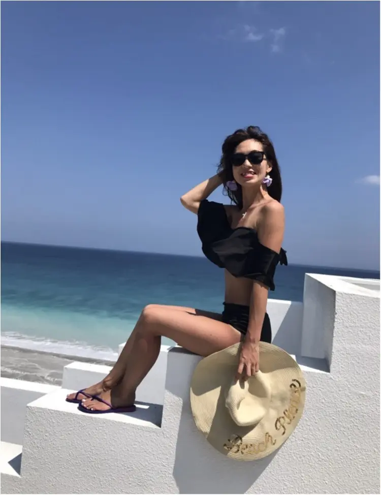 【Shopping】プチプラでGET♥Beachで映えるカンカン帽をおろしました!_3
