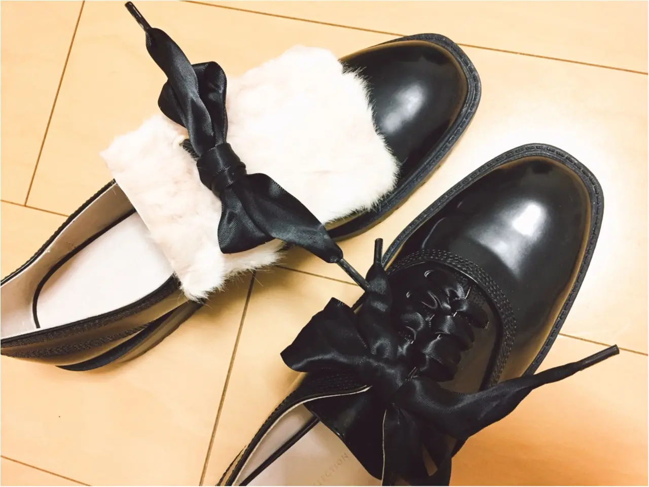 この秋も【ZARA】がアツい!リボンが可愛いレースアップシューズをGETしました!!_3