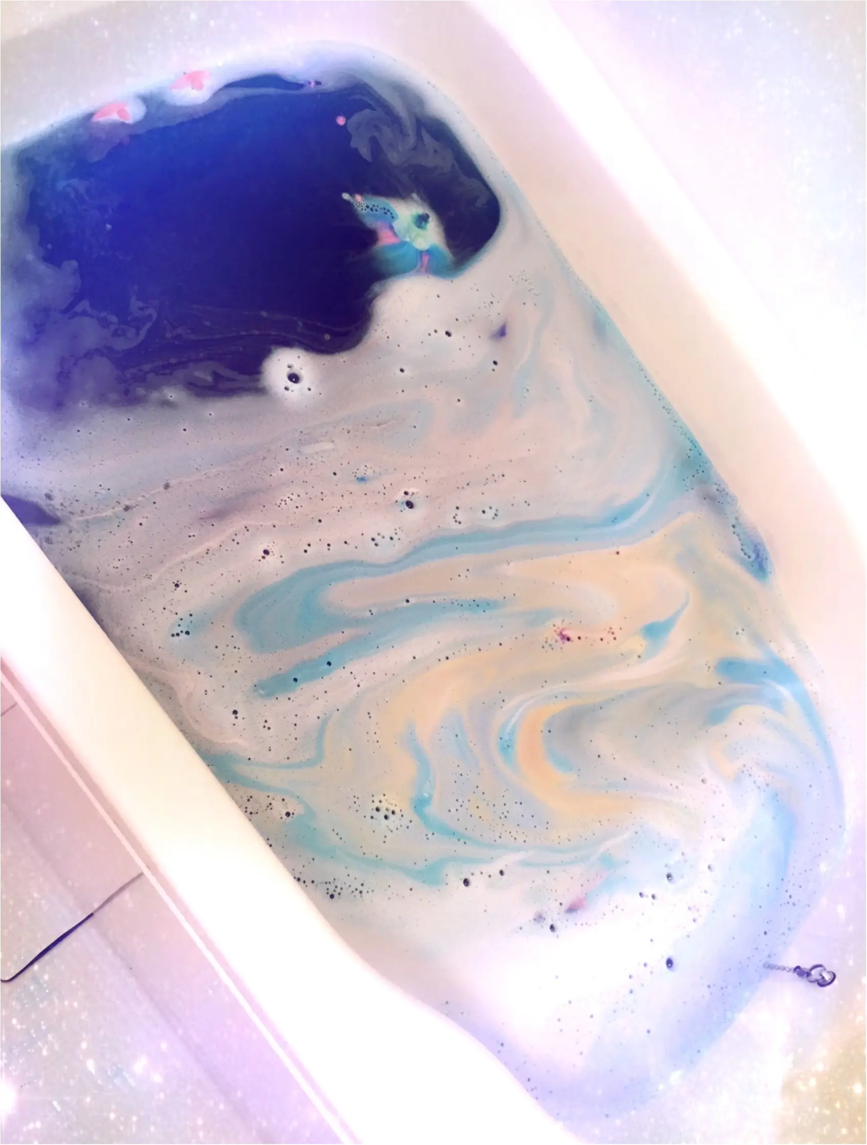 LUSHのINTER GALACTICでバスタイム中にきらきら♡宇宙遊泳_4