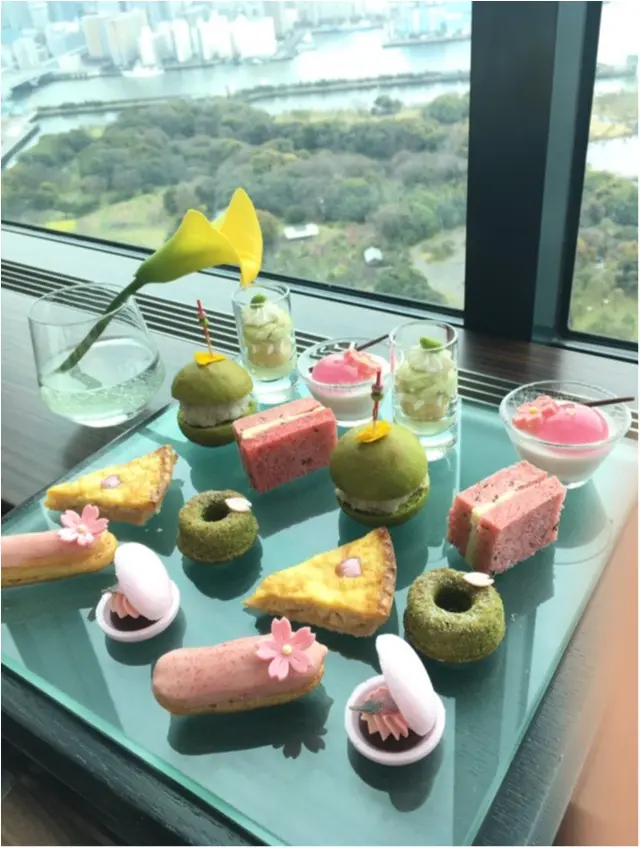 コンラッド東京【28階でお花見】桜アフターヌーンティーを_8