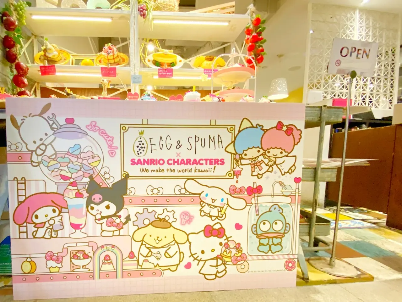 【期間限定】EGG & SPUMAとサンリオのコラボカフェが最強カワイイ!_1