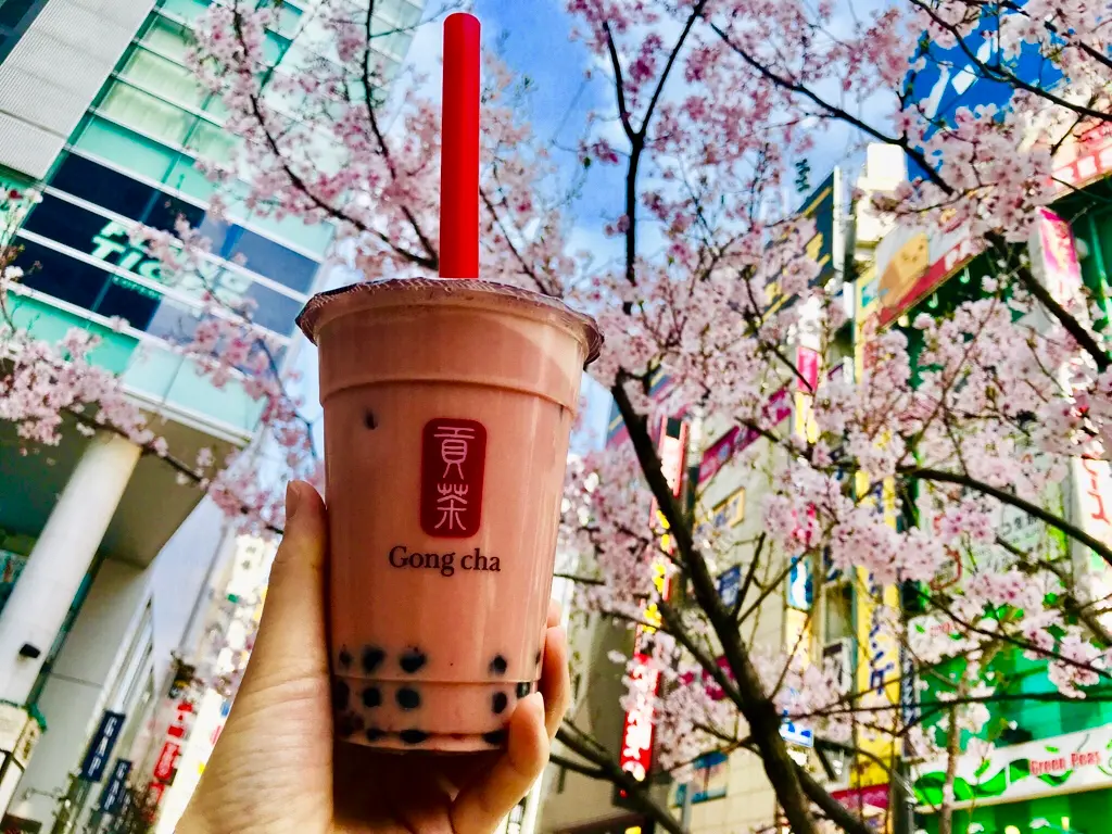 【Gong Cha】タピオカドリンクも春仕様♪《苺×ミルクティー×タピオカ》の最強コラボ♡_4