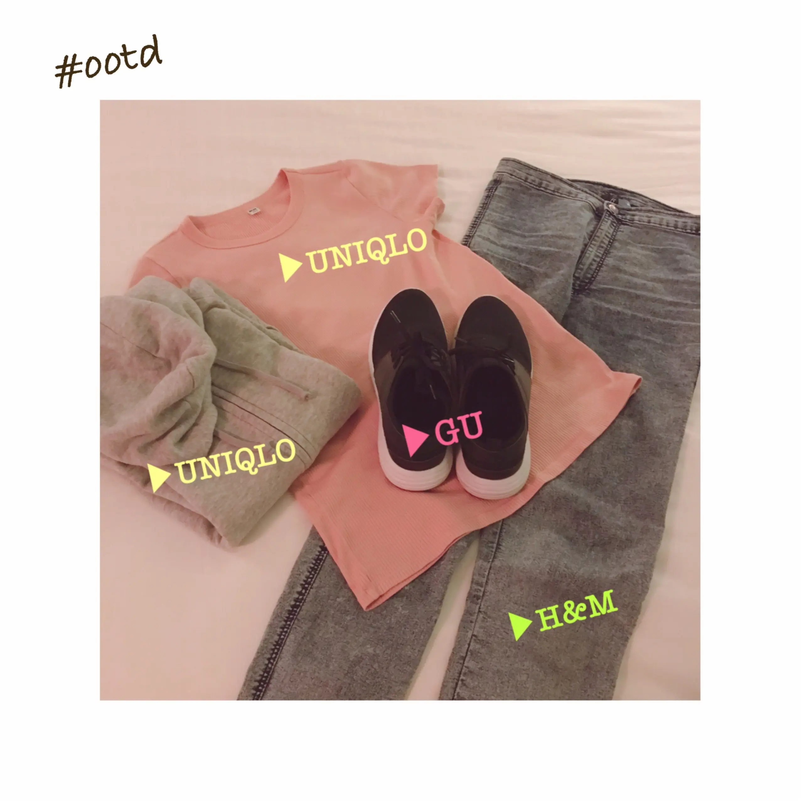 《旅行にも◎アウトドアにも◎》【GU+UNIQLO+H&M=❤︎】全身プチプラブランドで作る秋のスポーツmixコーデ❤️_1