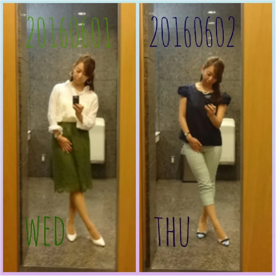 ♡プチプラオフィスコーデ1週間まとめ♡0530-0603♡479ぱるるん_2
