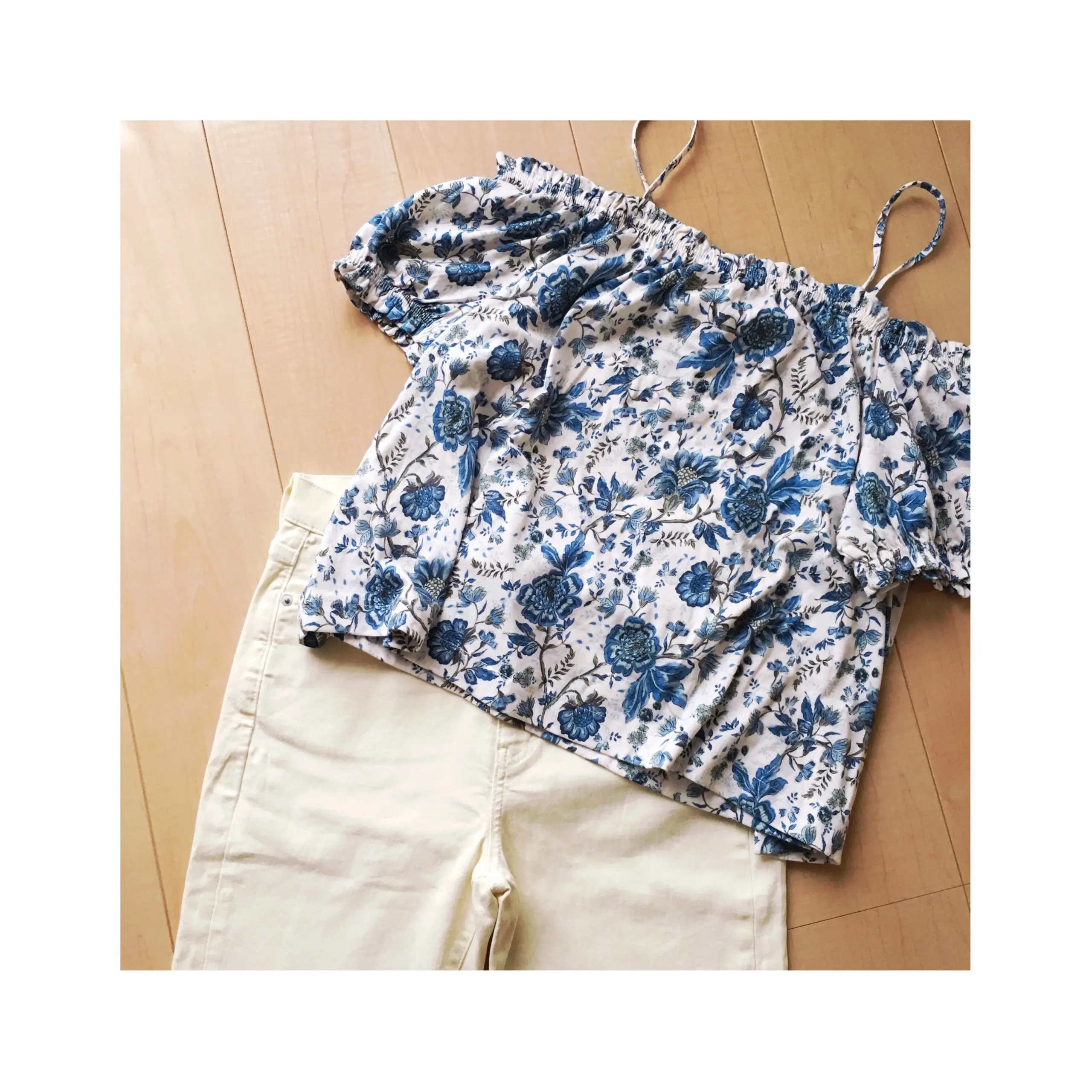 《今季使える★キレイ色のイエローが大特価!》【UNIQLO】のワゴンセールでハイライズシガレットジーンズを¥990+税でゲットしました❤️_5
