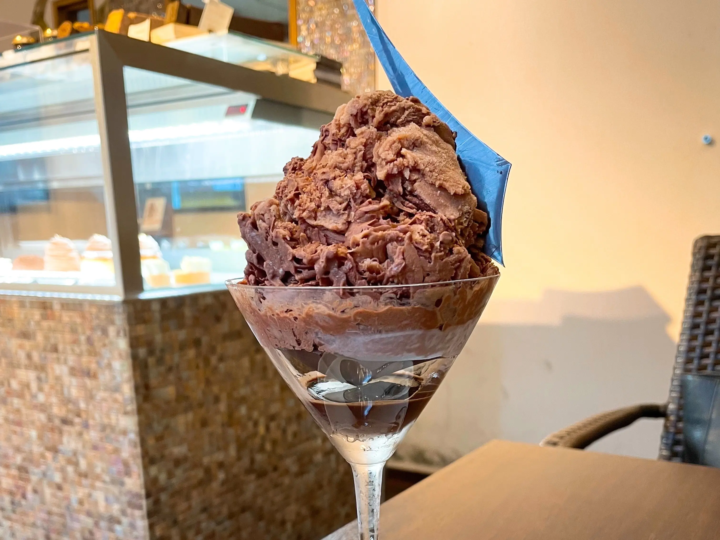 吉祥寺のチョコレート店「プレスキルショコラトリー」のグラニテ・ショコラ