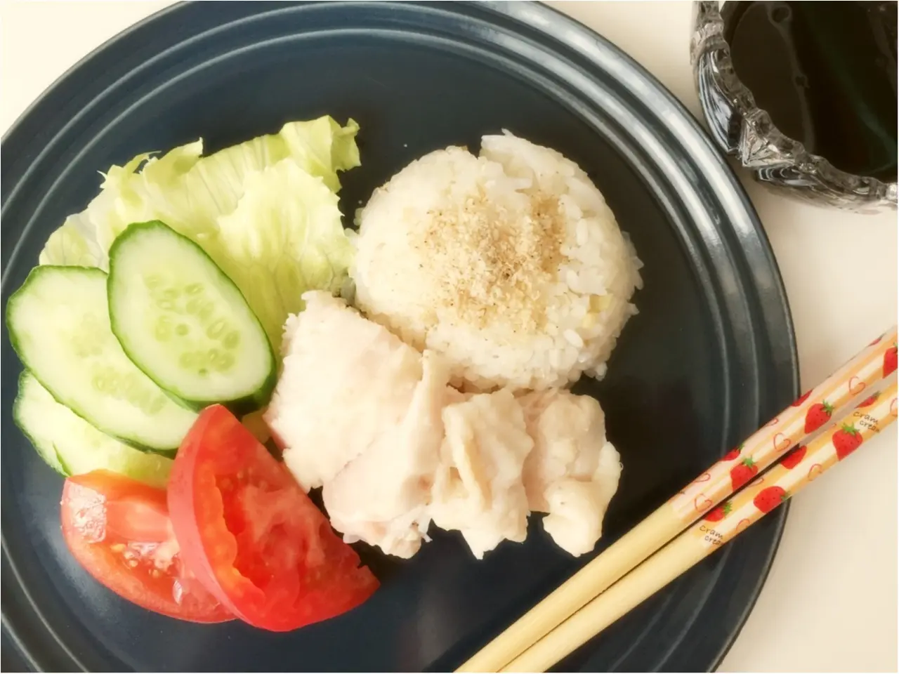 シンガポールチキンライスを作ってみました!使えるおすすめ食器も紹介しています♡*_1