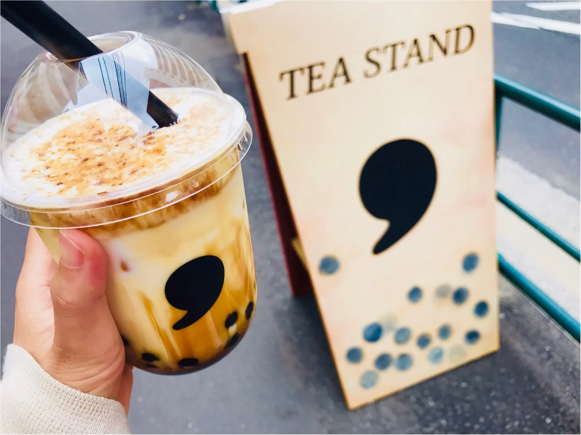 【コンマティー(comma tea)】日本初!《焦がし黒糖タピオカラテ》が絶品なんです♡_7