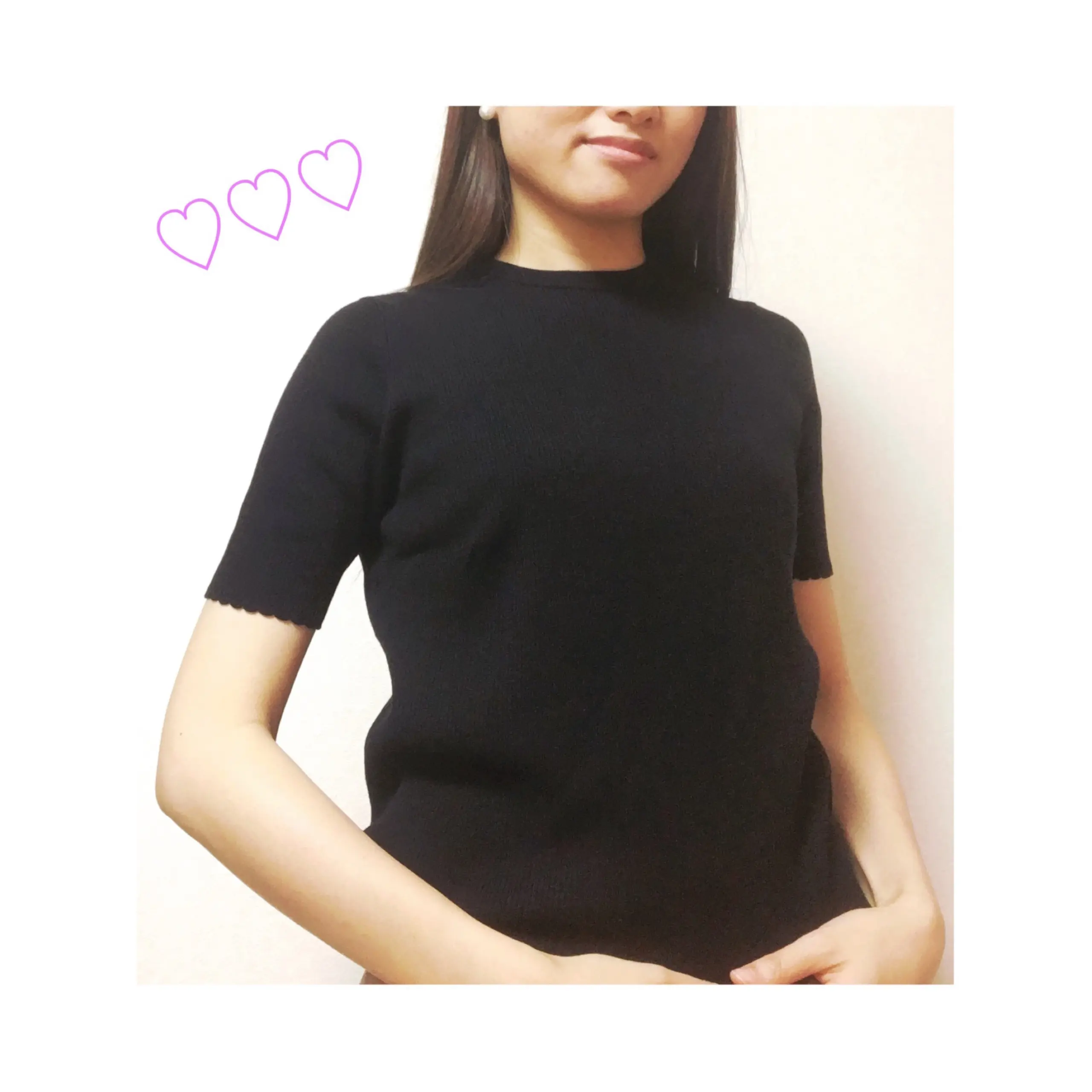《今買って春夏ずーっと使える!》思わずイロチ買い★【UNIQLO】のUVカットリブクルーネックセーター¥1,990は今季マストハブです❤️_2