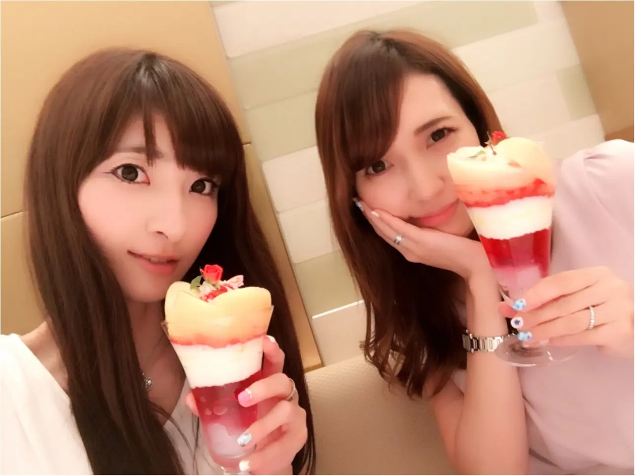 ♡桃をまるごと使った豪華パフェ【渋谷・西村フルーツパーラー】2300円♡モアハピ◡̈のぞみ♡_6
