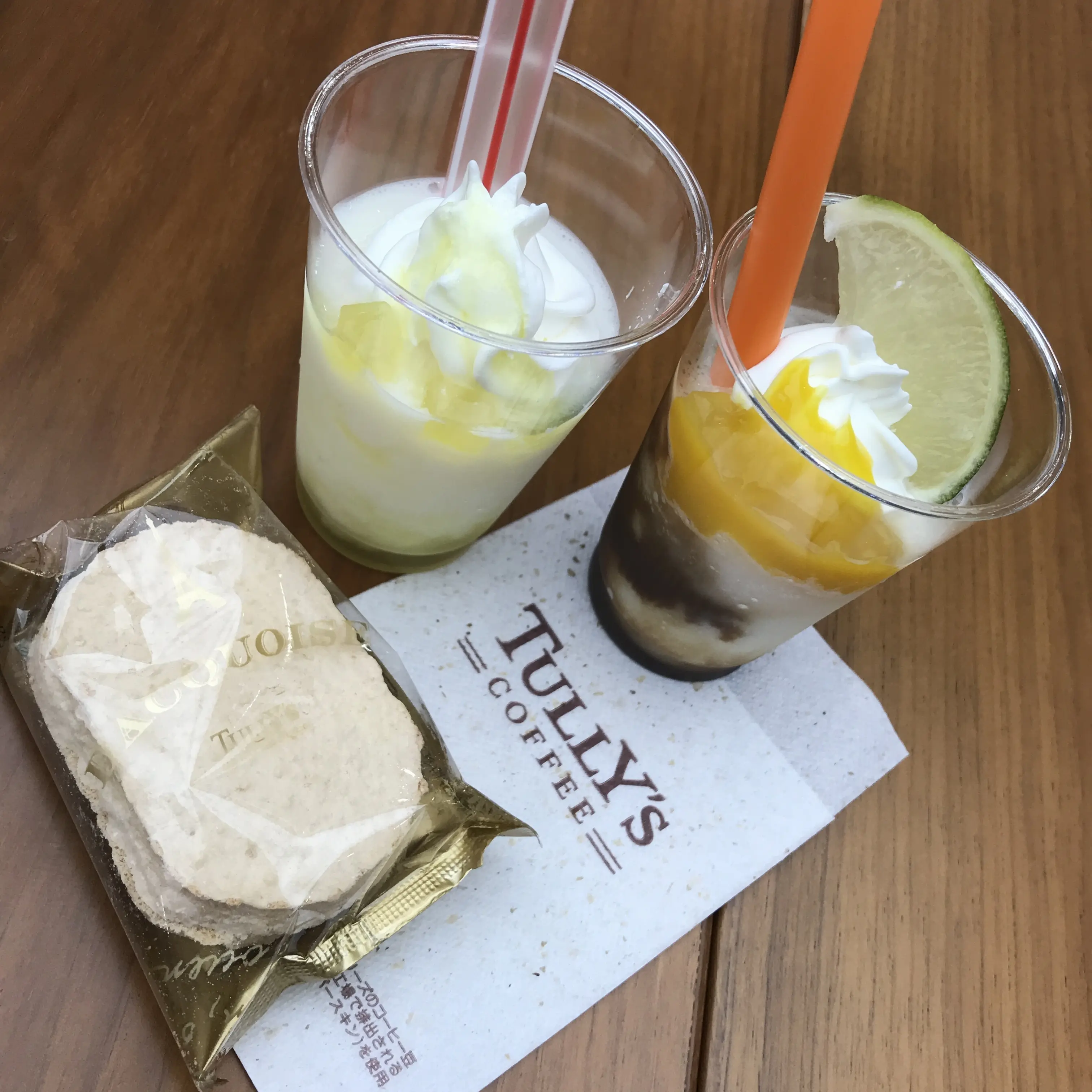 【本日発売! TULLY’S COFFEE 新作 を徹底解説!】トロピカルドリームスワークル と瀬戸内 ナタデココ瀬戸内レモンスワークル を飲みてみた【モアハピ部インフルエンサーセミナー2019】_4