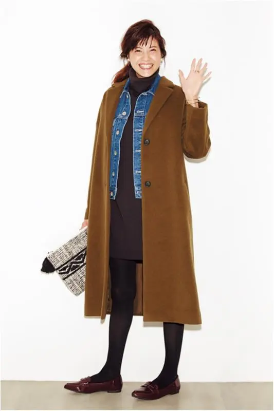 【少ない服でもマンネリしない】え、マウジーのニットワンピってこんなに使えるの!?_3