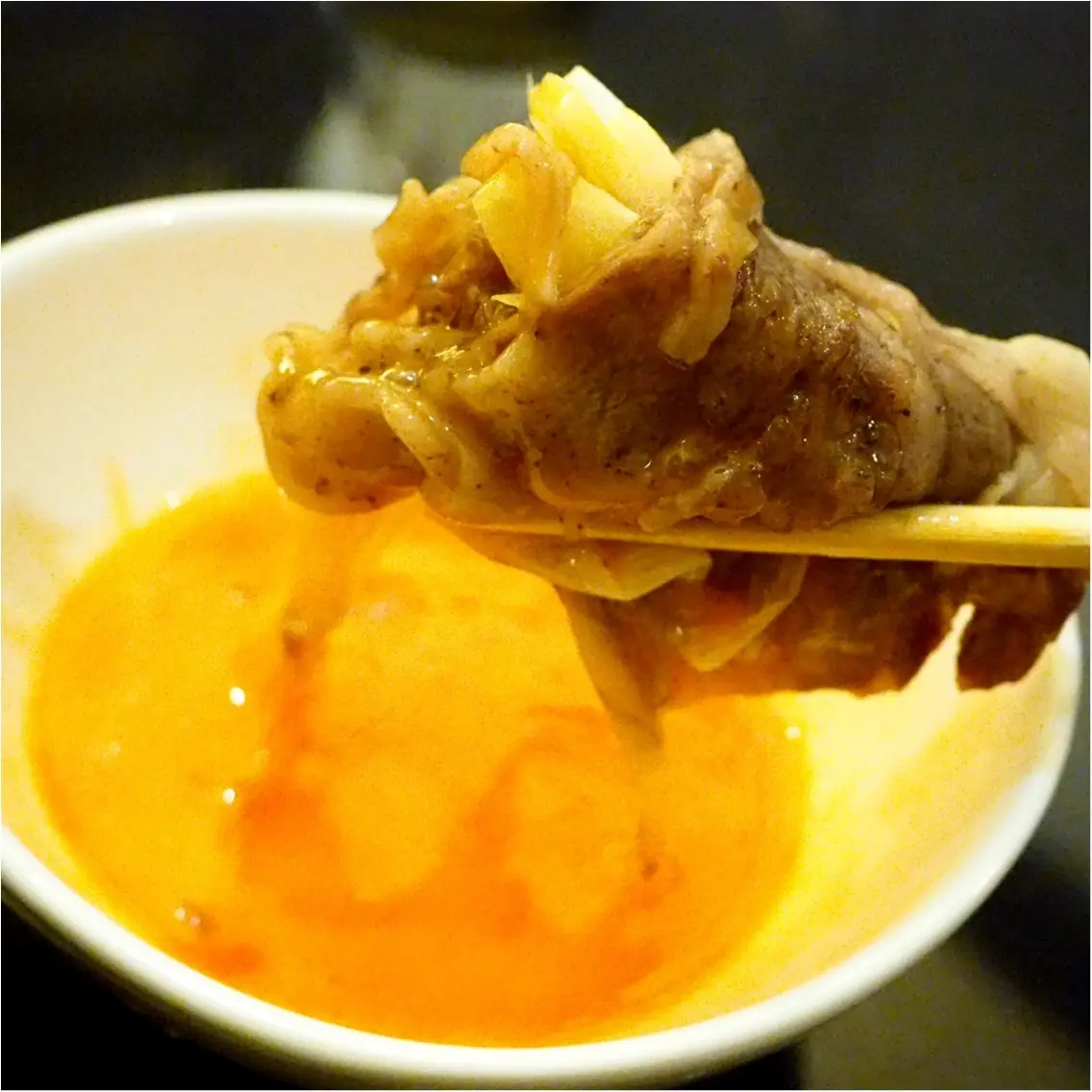 暑い夏こそ食べなきゃ♡塩すき鍋は特製の氷ダレをのせてさっぱりとした味わい_10