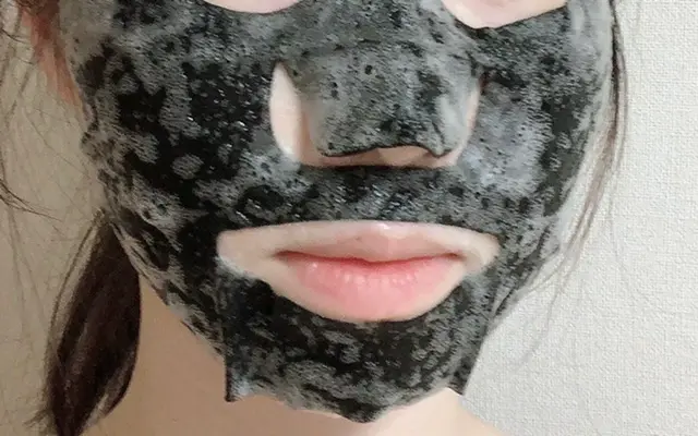 炭酸パック使用画像①