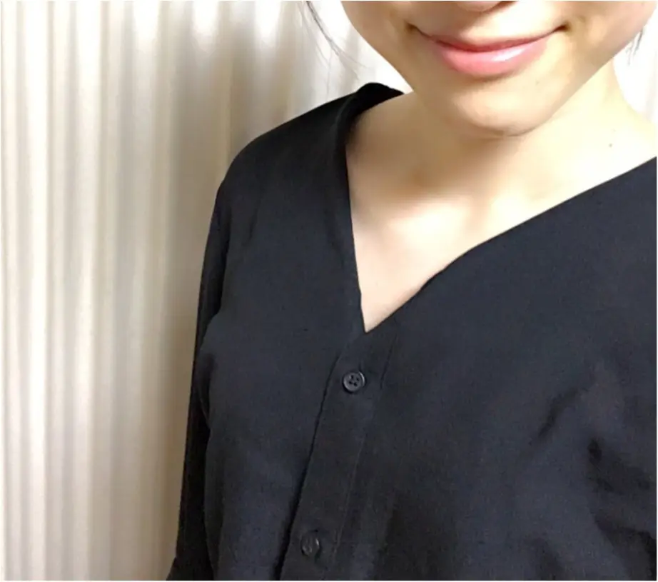 Coordinate...ユニクロのレーヨンエアリースタンドブラウスが着まわし自在☆オンコーデにもオフコーデにもめちゃめちゃ使える!_5