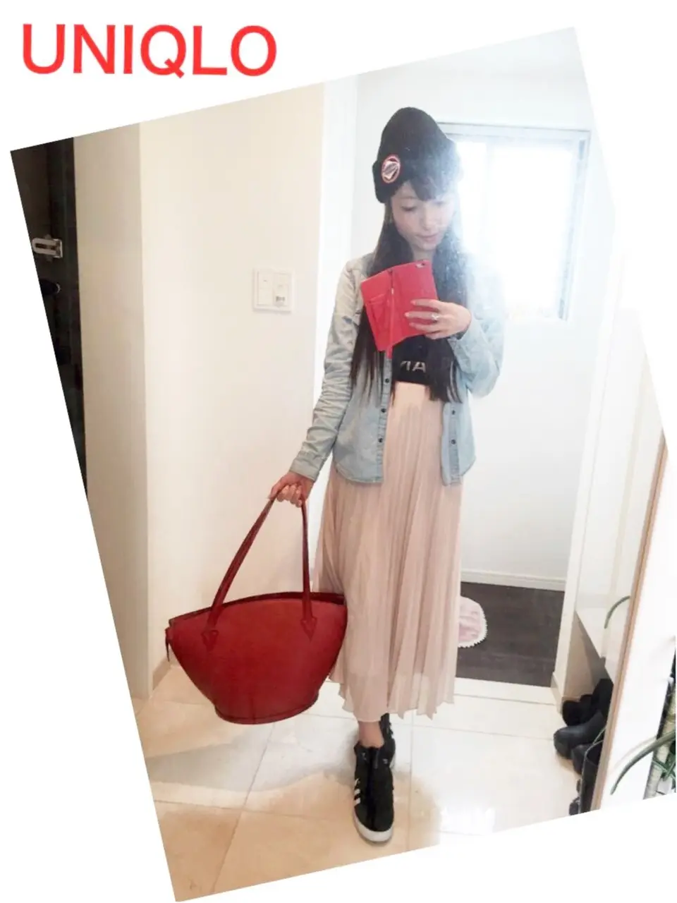 ♡【UNIQLO大人気マストITEM】シフォンプリーツスカート♡モアハピ◡̈のぞみ♡_3