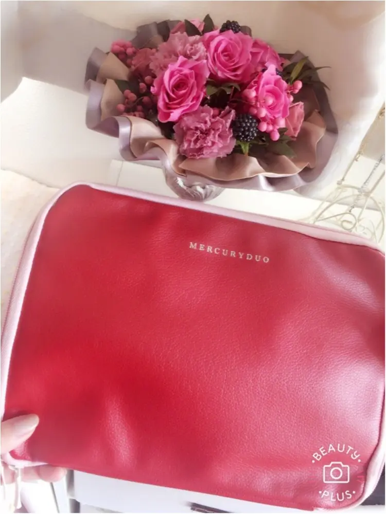 ♡MORE10月号付録はMERCURYDUOのBIGクラッチケース!!一足先にお試しさせていただきました♡_1