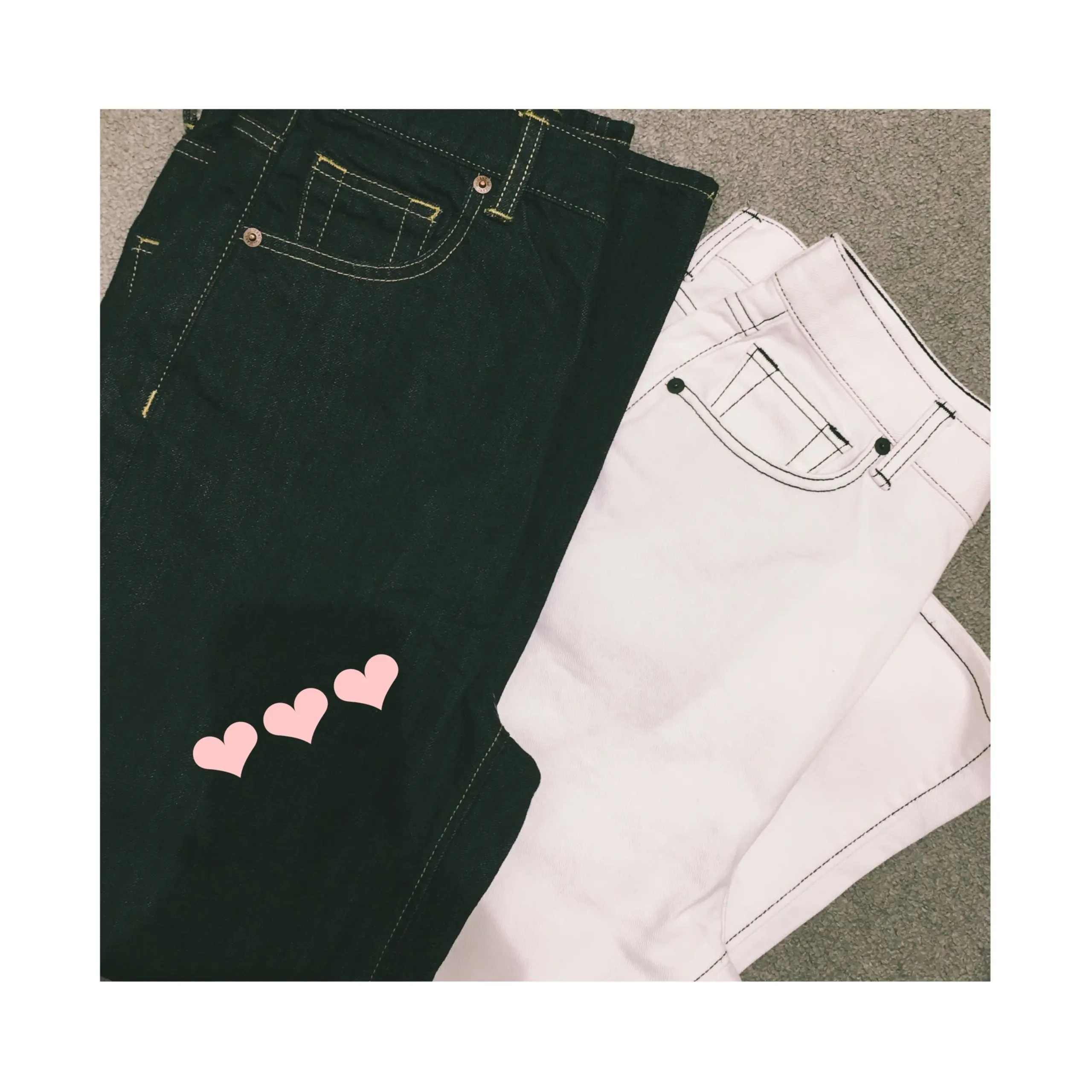 《#神デニム で話題》4/15までアプリ会員特別価格¥1,990!【GU】ハイウエストストレートジーンズが初のお買い得❤️_5