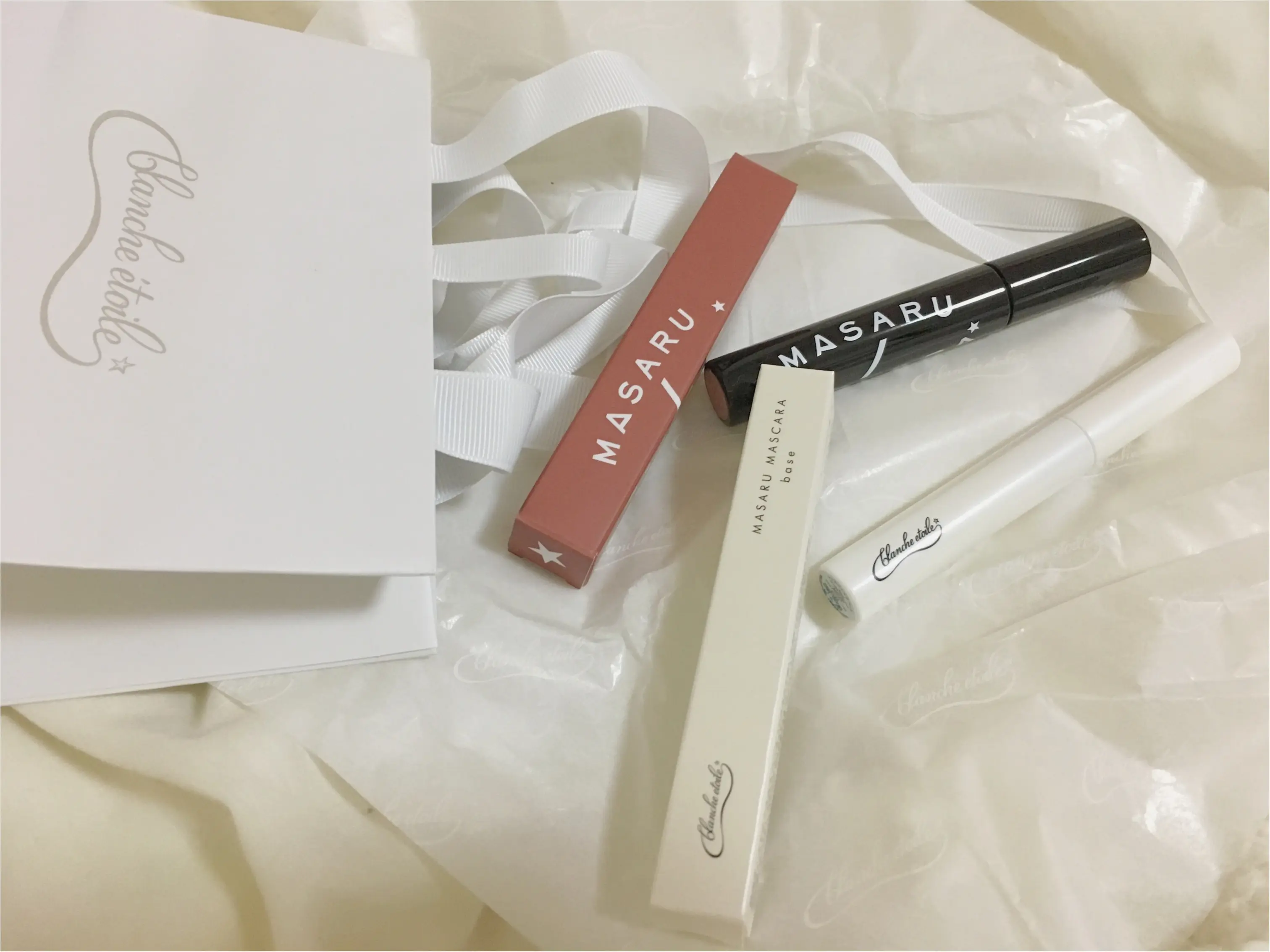 ★【blanche etoile ブランエトワール】のマスカラが可愛い♡♡ナチュラルメイクの時はピンクブラウンで☺︎_1