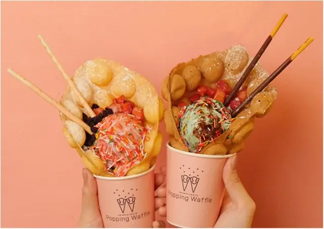 【インスタ映え確実!】香港生まれNY育ちの「ワッフルアイス」を日本流にアレンジ☆ 『Popping Waffle』が2/3(土)名古屋にオープン!_1
