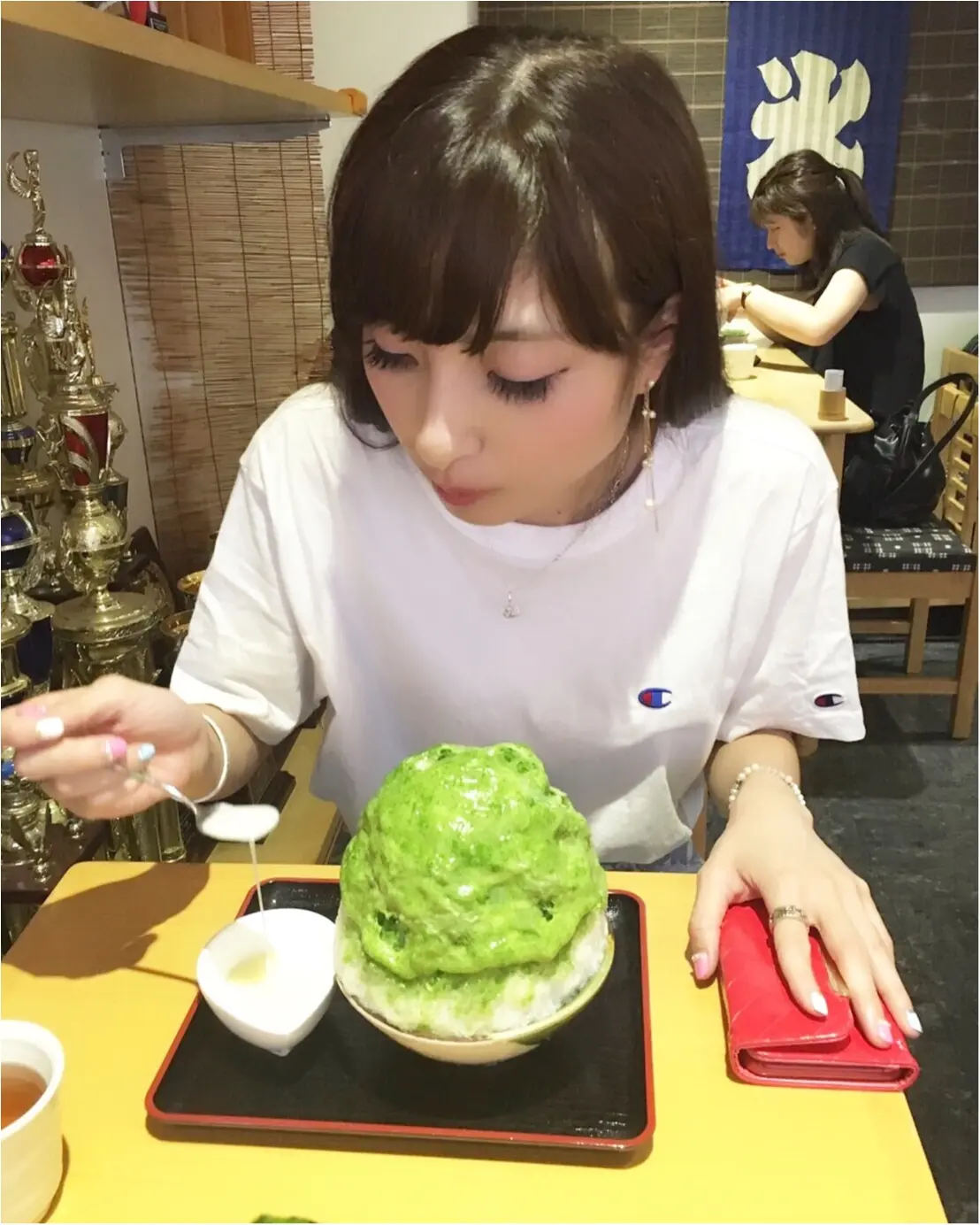 ♡クチコミ人気No.1かき氷店【しもきた茶苑大山の抹茶かき氷】遂に食べてきた♡モアハピ◡̈のぞみ♡_12