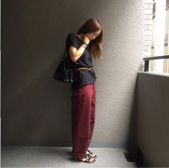 『ヘインズ』と『ユニクロ』の黒Tを着回し!_4