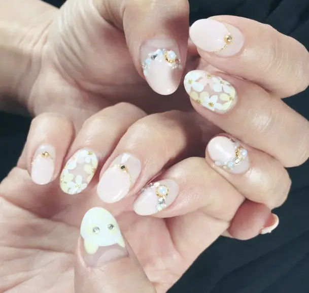春らしいフラワーネイルにチェンジ♡_3