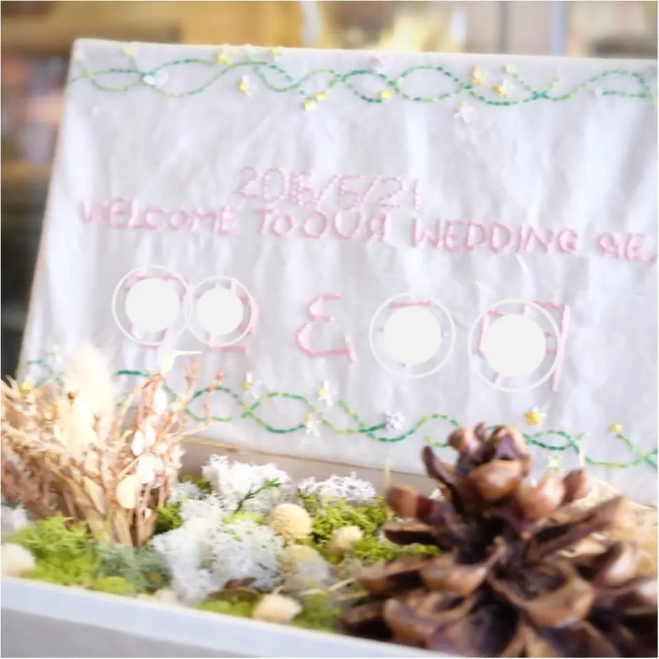 プレ花嫁さんのDIY特集 - ウェルカムボードやリングピローなど結婚式の簡単手作りアイデア集_28