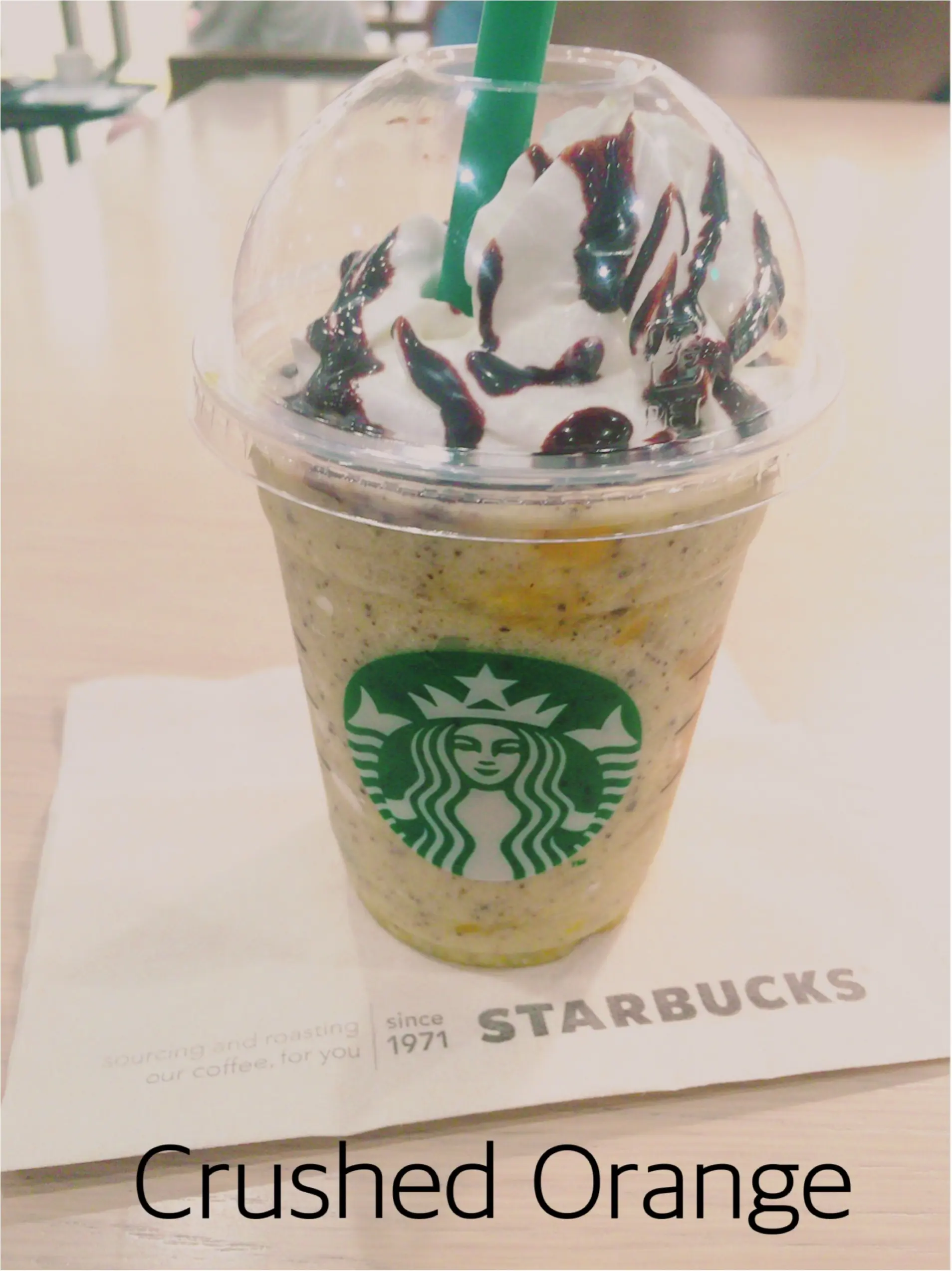 ❤︎スタバ新作❤︎クラッシュオレンジフラペチーノ☺︎おすすめカスタマイズ♪_2