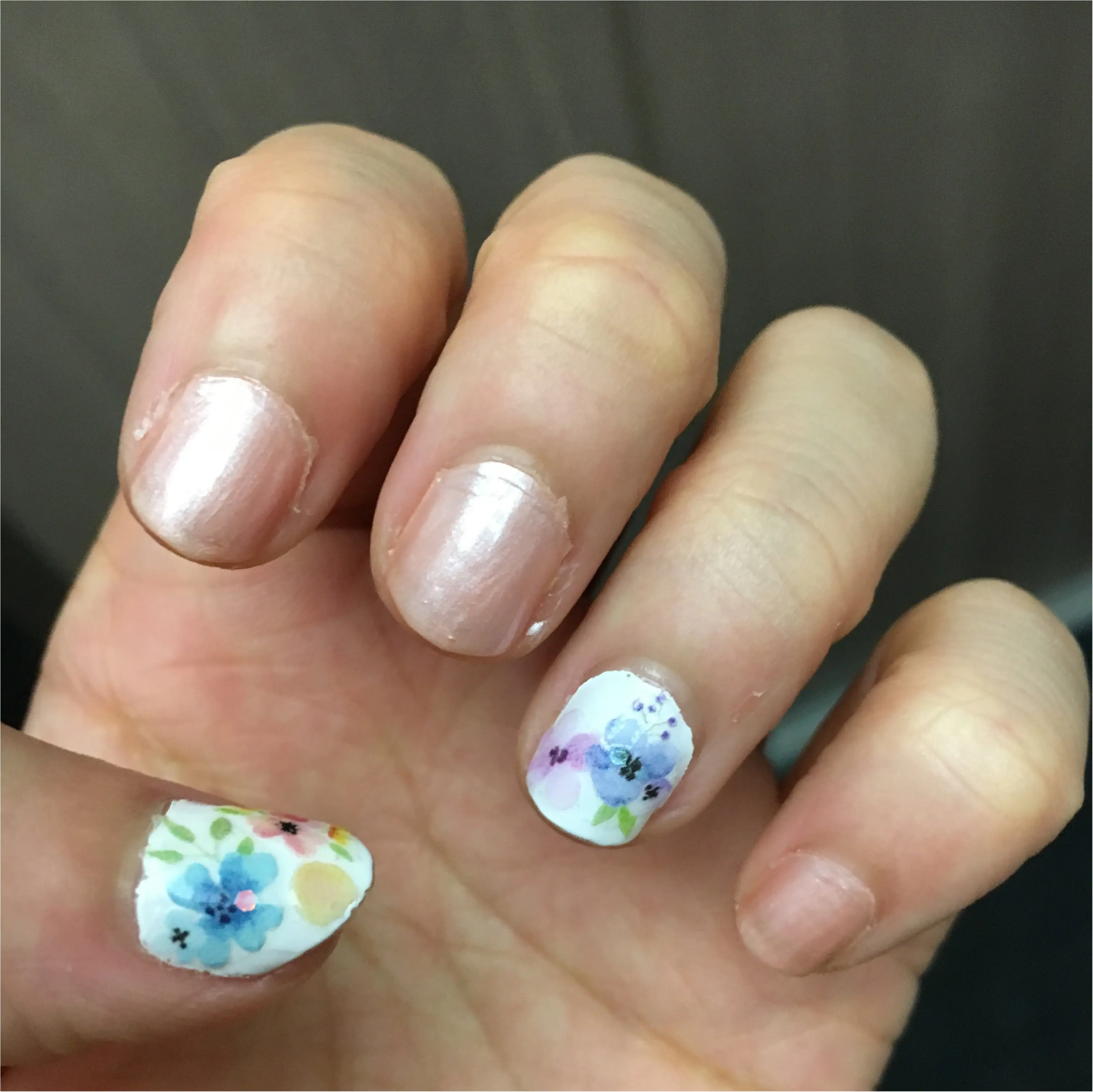 休日ネイル→お仕事ネイル!_2