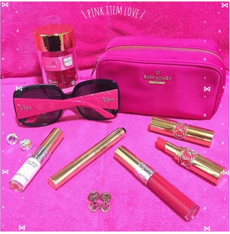 【Beauty】毎日の小物はピンクで統一気分Up♡だいすきkate spade のparty情報も♡_1