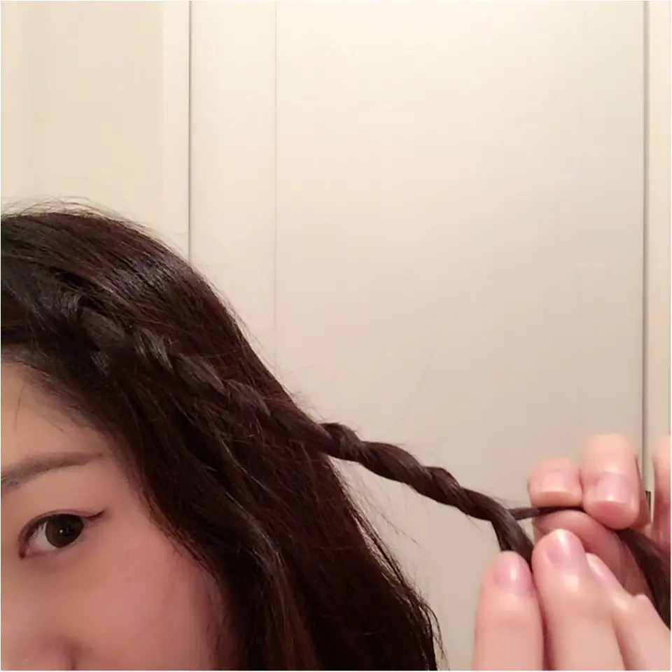 ぶきっちょの私にも出来た!ねじるだけの前髪アレンジ♡≪samenyan≫_6