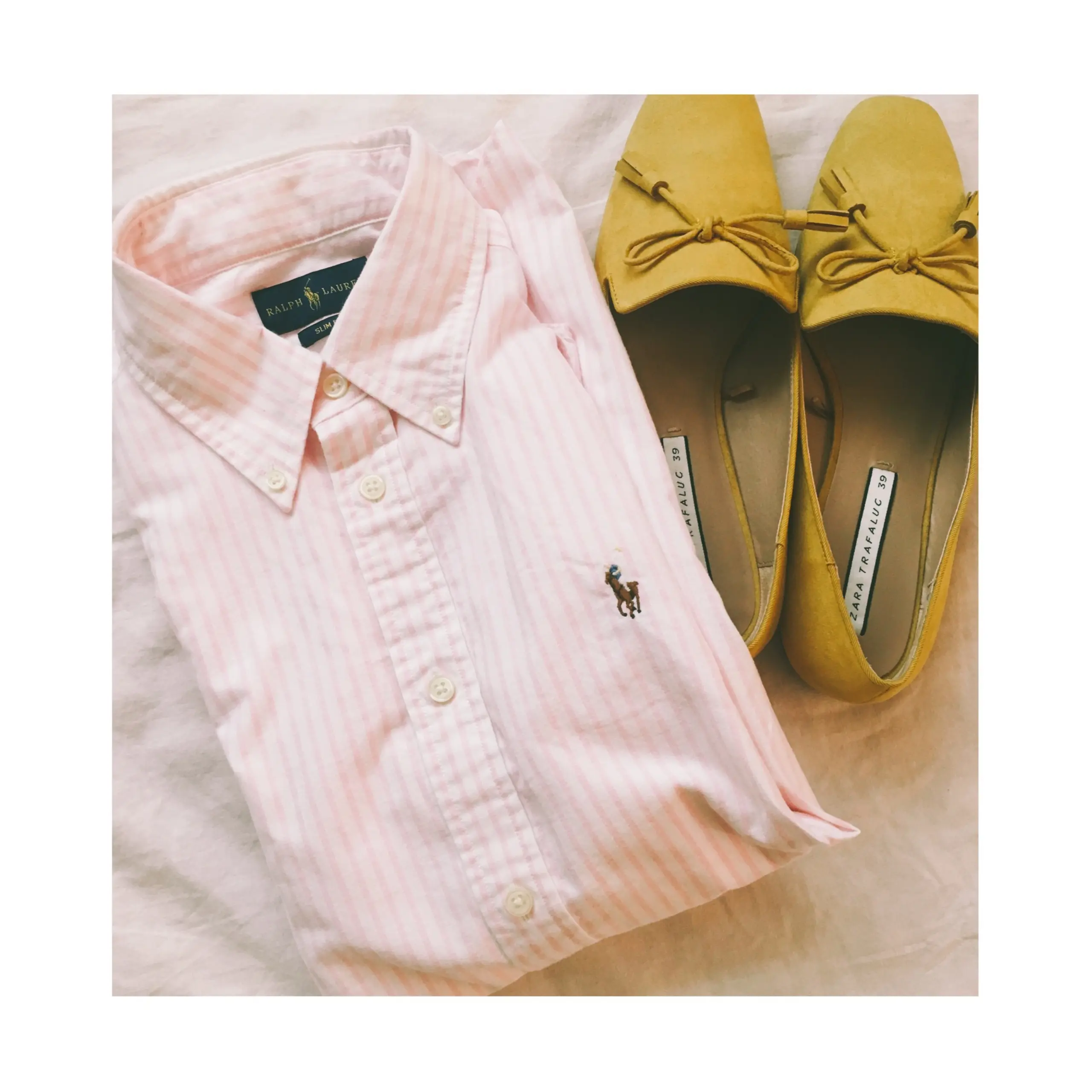 甘めが苦手でもOK!《大人ピンク》を取り入れるのにオススメのアイテム★【RALPH LAUREN】のストライプシャツがかわいい❤️_1