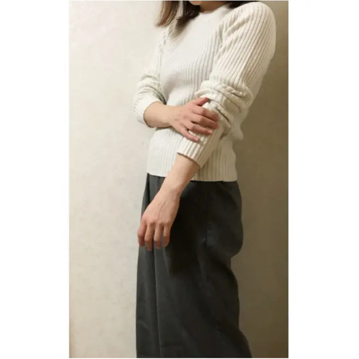【Uniqlo U 第2弾発売♡】シンプルなのに華やか!優秀ニットをgetしました☺︎_3
