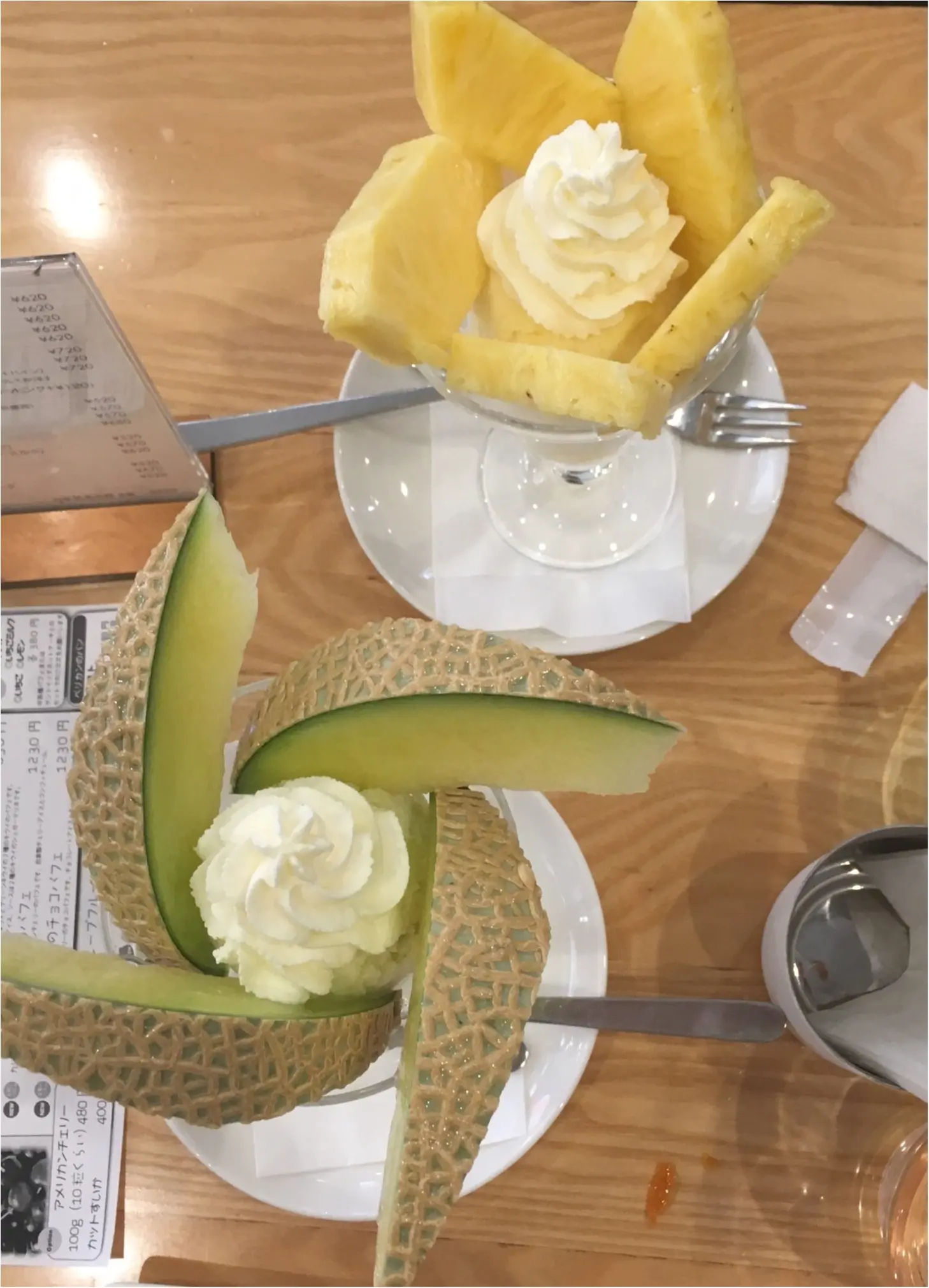 コスパ高め☆メロン&パインパフェat浅草_1
