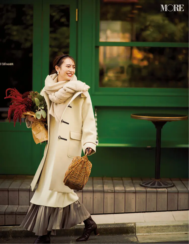 佐藤栞里&土屋巴瑞季がお手本! 12月はワンピース&ワンピ見えセットアップでおしゃれに乗り切ろう_4