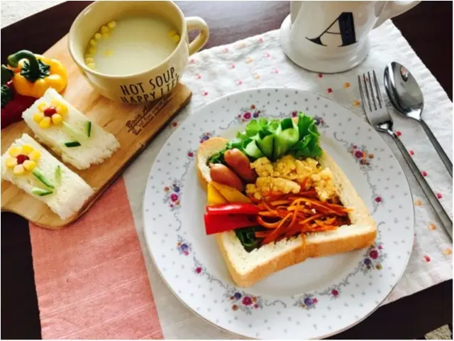 インスタグルメで大人気!フォトジェニックな《くり抜きトースト》をご紹介★_3