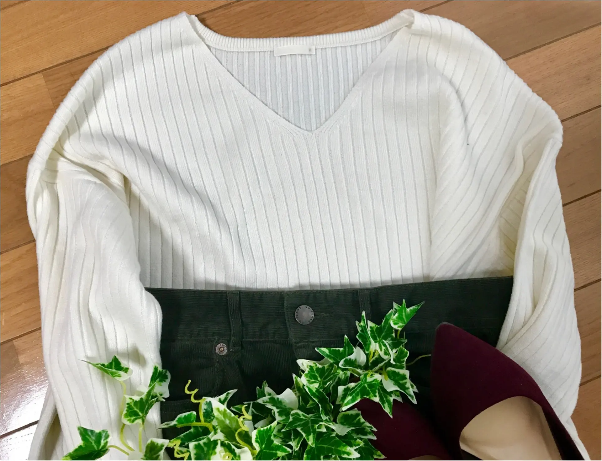 【GU】NOT着膨れ!アウターOK!今買い足すなら《薄手インナーニット》がおすすめ♡_1