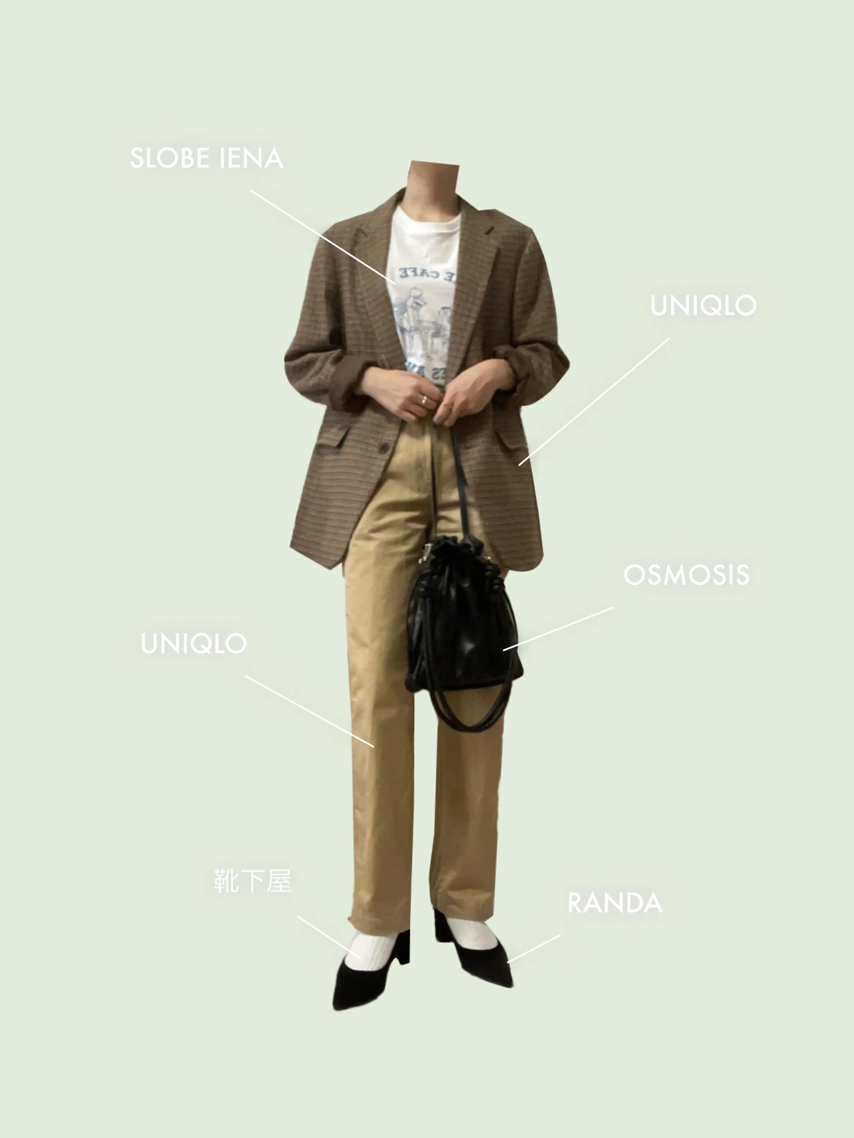 休日におすすめなユニクロのメンズジャケットとチノパンツのコーデ