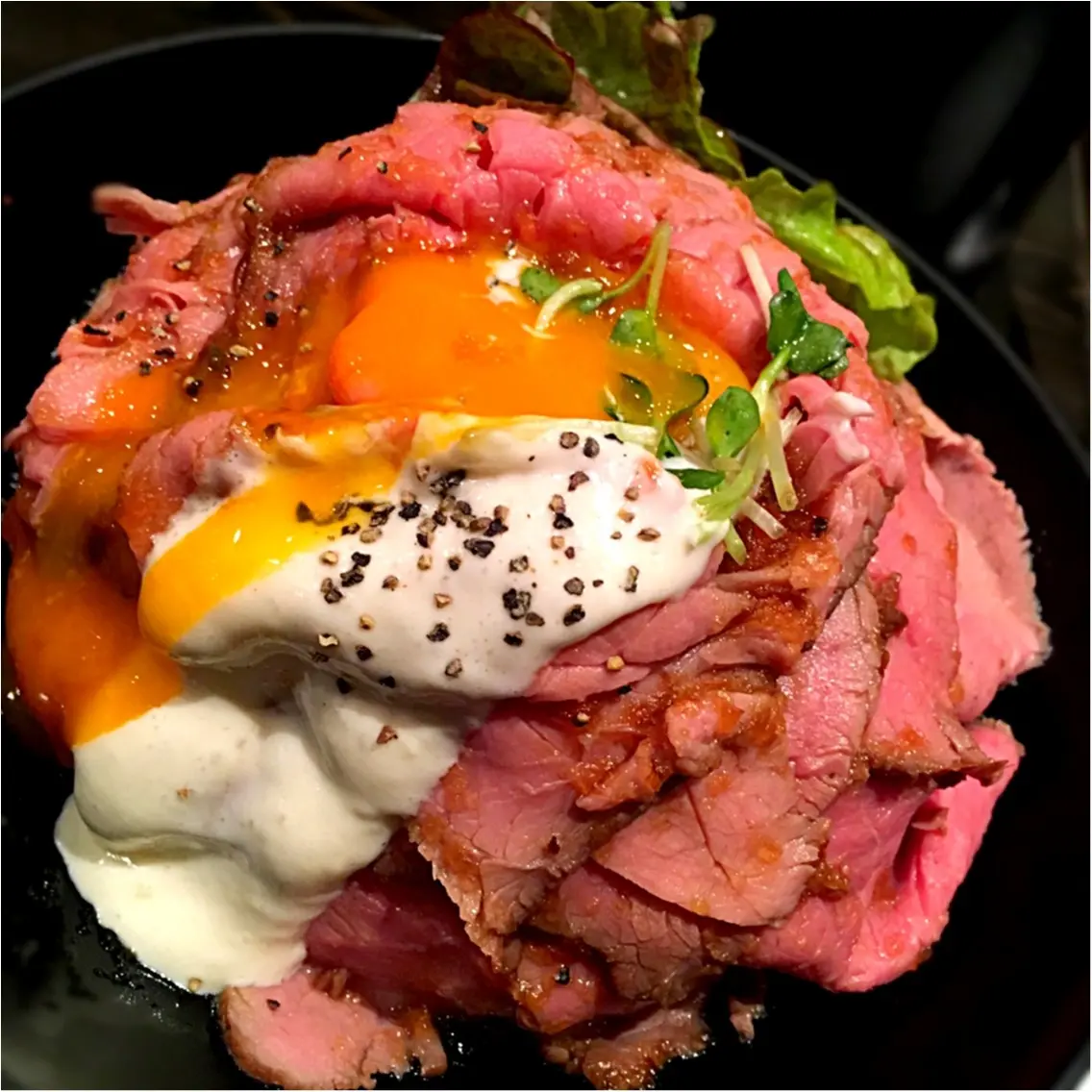 行列のできるローストビーフ丼のお店_5
