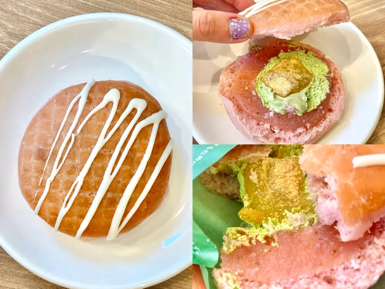 「misdo meets 祇園辻利 第一弾 咲く抹茶」の 「わらびもち桜あん&宇治抹茶ホイップ」