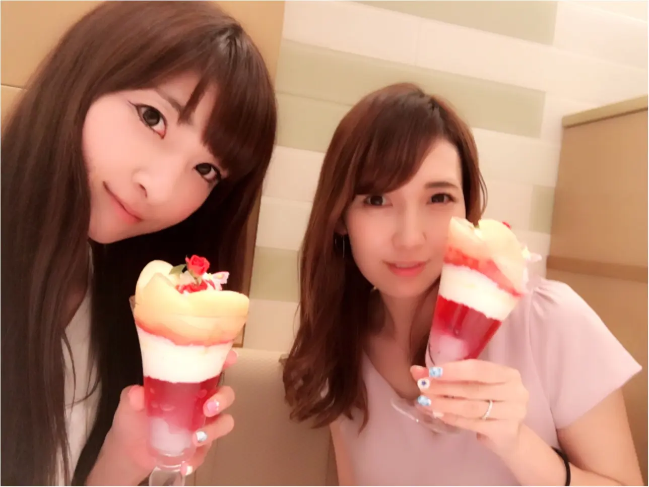 ♡桃をまるごと使った豪華パフェ【渋谷・西村フルーツパーラー】2300円♡モアハピ◡̈のぞみ♡_2