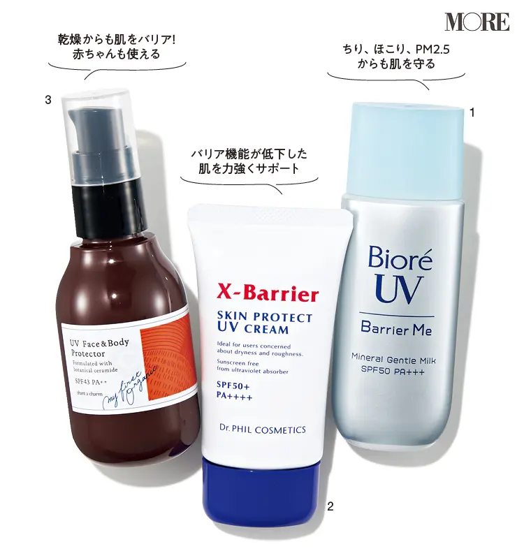 『チャントアチャーム』『フィルナチュラント』のUVケアアイテム