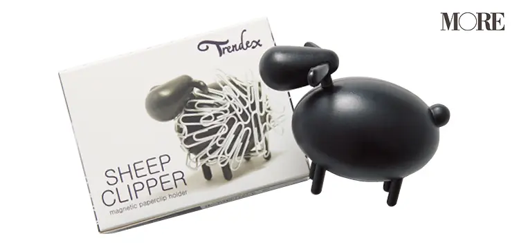『コアプラス』の「Animal Clip Holder SHEEP」で、散らばるクリップを可愛く整頓♡【こちら、三戸文房具堂。】_4